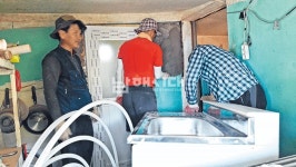 미조면 자원봉사단, 집수리 자원봉사 `귀감` - 남해시대 미조면 자원봉사단, 집수리 자원봉사 `귀감`