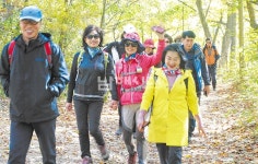 보물섬·7512 산악회 영동 월류봉에서 전국모임 - 남해시대 보물섬·7512 산악회 영동 월류봉에서 전국모임