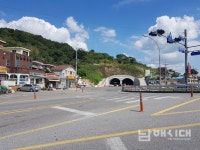 노량터널, 남해대교 앞 회전교차로 준공돼야 개통 - 남해시대 노량터널, 남해대교 앞 회전교차로 준공돼야 개통