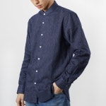 BANTS B16SSST2 Calla-neck Stripe Shirts IndigoNOCLAIM 노클레임