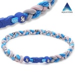 건강의료기기 대표쇼핑몰 - 오픈메디칼 [PHITEN/화이텐] 화이텐 토네이도(트리플타입)목걸이 SS/블루/그레이WH [5% 특별적립금 지급][구입고객... 