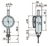 もどり 尾崎製作所(PEACOCK) - 通販 - PayPayモール PCN-6 ノークラッチタイプニューピクテスト垂直形 ファーストPayPayモール店 チタイプ