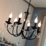 [POOM] 쁘띠6등 샹들리에-블랙