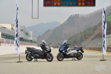 구형과 신형의 성능 비교, 야마하 티맥스 560 테크맥스 시승회 - 라이드매거진 구형과 신형의 성능 비교, 야마하 티맥스 560 테크맥스 시승회... 