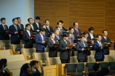 교회행사사진 - 조병우 목사님의 말씀과 남5교구의 찬양