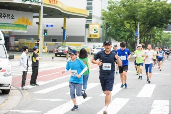 교회행사사진 - 교회앞 #1 - 행복대전새로남마라톤 대회