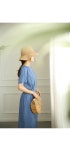 SZ BY SZ 에스지바이에스지 韩国SZ本社 H1282/리본스트링 페이퍼버킷햇