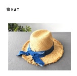 SZ BY SZ 에스지바이에스지 韩国SZ本社 H1196/네츄럴리본 파나마햇(S)