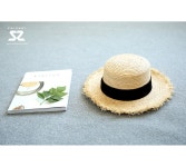 SZ BY SZ 에스지바이에스지 韩国SZ本社 H1270/네츄럴 라피아햇