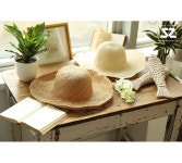 SZ BY SZ 에스지바이에스지 韩国SZ本社 H1285/패턴쉐이딩 스트로우햇