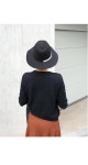 SZ BY SZ 에스지바이에스지 韩国SZ本社 H1352/배색라인 울페도라(울100)