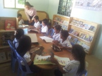 캄보디아에 작은도서관을 세운 샘터꿈의도서관 청소년들 | 작은도서관