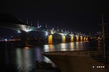 서울의 한강 당산철교의 야경 韓国美容室 - 고팀장 갤러리 - 탄포포헤어