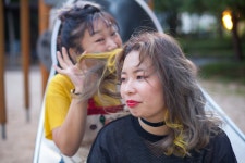 리나상이랑 아즈사상이랑 헤어스타일 촬영 했습니다.~~ 韓国美容室 - 탄포포 갤러리 - 탄포포헤어