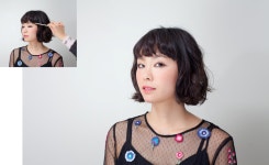 윤다혜헤어모드미용실 | 13. 모드 스타일 미용실 실내 촬영 - '실전 살롱촬영 모드한 큐트 스타일'(2/2) - 포토워크잡지연재기사 - 탄포포헤어