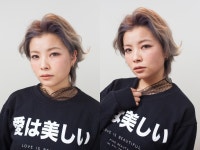 윤다혜헤어모드미용실 | 14. 모드한 쎈언니 스타일 미용실 실내 촬영 - '실전 살롱촬영 PVC 배경을 이용한 모드 스타일'(2/2) - 포토워크잡지연재기사 - 탄포포헤어