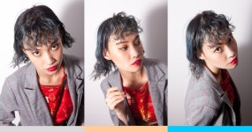 20. 조금은 개성적인 크리에이티브한 분위기의 사진촬영-메니시 컨셉으로 다양한 포즈 촬영하기 (2/2) - 포토워크잡지연재기사 - 탄포포헤어