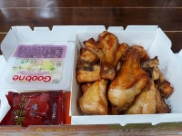 [韓国料理] 初めて食べた「グプネチキン(굽네치킨)」バーベキューの火の味を感じます！ - 韓国ソウル生活 - 탄포포헤어