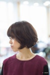 보브 볼륨펌 내추럴 브라운 컬러 헤어스타일 - 추천 헤어스타일 - 탄포포헤어