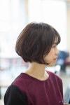 보브 볼륨펌 내추럴 브라운 컬러 헤어스타일 - 추천 헤어스타일 - 탄포포헤어
