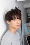 ★남자헤어스타일★ 소프트한 남성 이미지의 디자인 컷 에쉬컬러 뉘앙스 파마 헤어스타일 - 추천 헤어스타일 - 탄포포헤어