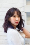 이쁜 컬러 캐주얼 비비드한 랜덤 퍼플 블루 컬러 헤어스타일 - 추천 헤어스타일 - 탄포포헤어