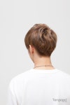 일본헤어스타일 부드러운 남성 이미지의 네츄럴 투블럭 컷트 메트 그레이 컬러 헤어스타일 - 추천 헤어스타일 - 탄포포헤어