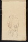 Joseph Mallord William Turner, A Cow Grazing, Seen from the Front c.1801 (J.M.W. Turner: Sketchbooks, Drawings and... 