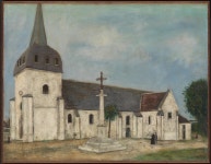 ‘Church at St Hilaire’, Maurice Utrillo, c.1911 | Tate 