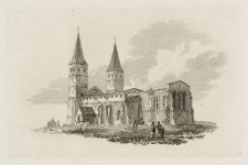 ‘Reculver Church, Kent’, after Samuel Owen, 1816 | Tate 