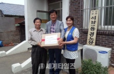 [세계로컬핫뉴스] 서구 석남1동 바르게살기운동위원회 관내 경로당 물품 전달