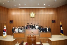 금오중, 호원중학교 학생들의 의정부시의회 방문
