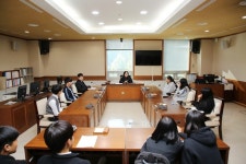 금오중, 호원중학교 학생들의 의정부시의회 방문