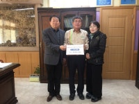 원통고등학교 학교보안관, 학생 장학금 기탁!