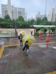 월촌초“학교에 행복우산이 있어 비 오는 날도 걱정 없어요.”