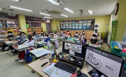 용인 역북초, 4학년 대상 ‘찾아가는 자전거 안전교육’ 운영