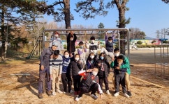 체력 쑥, 재미 쑥 용인 그루경영체와 함께한 백암초수정분교 트리클라이밍 체험학습