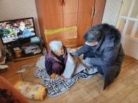 길상면, 한파대비 독거노인 등 취약계층 가구 방문