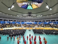 육군부사관학교, 익산실내체육관에서 3,000명 규모 ‘양성 22-5기 통합입교식’ 거행