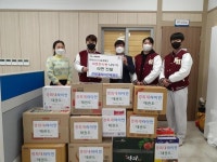 경희대라이언태권도, 부평6동에 이웃돕기 라면 기탁