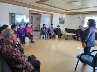 신임 양사면장, 경로당 순회방문