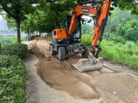 하남시, 시민 의견 반영해 한강 뚝방길 산책로 공사 착수