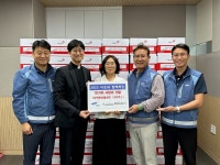 (주)포세카평택지점(삼성물산) | 삼성물산㈜ 평택현장, 추석맞이 취약계층지원 ‘지역특산물 꾸러미’ 100상자 기부