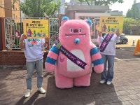 서울시 대표 캐릭터 해치, 교통안전지킴이로 초등학교 등하굣길 출동!