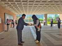 가운고등학교, 신학기를 맞아 ‘너와 나, 서로 존중’ 생명존중 캠페인 벌여