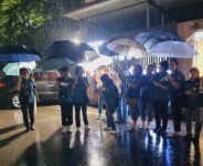 가수원동 여성 방범대, 폭우 속에도 계속되는 야간 순찰