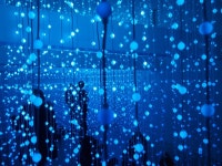 Submergence: An Immersive Field of 8,064 Suspended Lights by Squidsoup | Colossal Submergence: An Immersive Field of 8,064... 