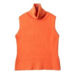 JPN 오렌지 캐시미어 100% 베스트 터틀넥 니트 / WOMEN M - 주식회사 도쿄유즈드 도쿄유즈드