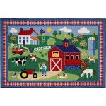 19 x 29 inch Country Farm Fun Rug - BabiesRUs 19 x 29 inch Country Farm Fun Rug