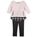 G-Cutee Girls 2 Piece Pink Tunic Top and Black Leggings Set - Toddler -  Andy & Evan  - Babies R Us G-Cutee Girls 2 Piece Pink... 